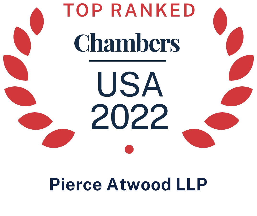 Chambers USA 2022 logo recognizing Pierce Atwood