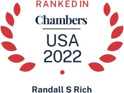 Chambers USA 2022 logo recognizing Pierce Atwood energy attorney Randall Rich