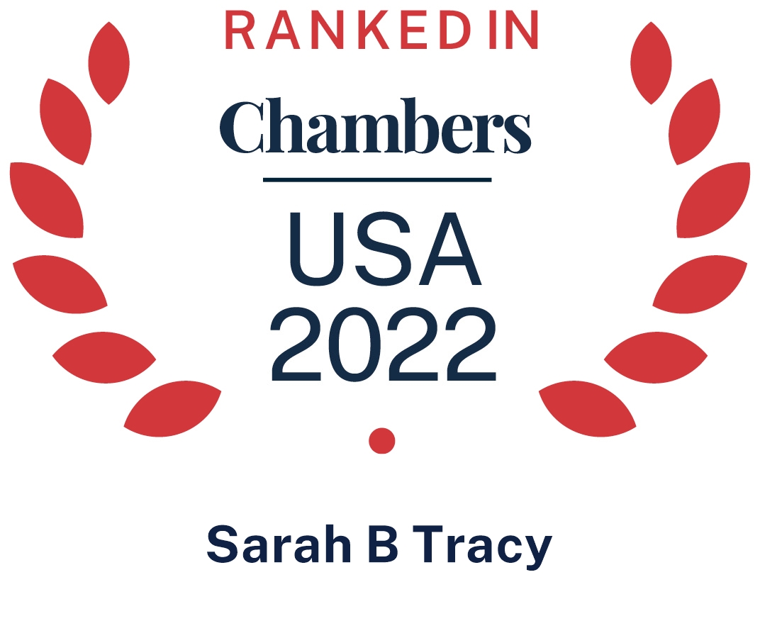Chambers USA 2022 logo recognizing Pierce Atwood energy and natural resources attorney Sarah Tracy