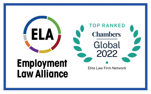 Employment Law Alliance and Chambers Global 2022 Elite Law Firm Network Combination Logo
