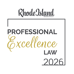 RI Monthly excellence in the law logo
