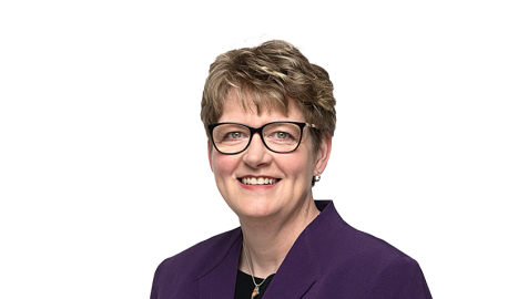 Portrait of Pierce Atwood government affairs consultant Bev Uhlenhake