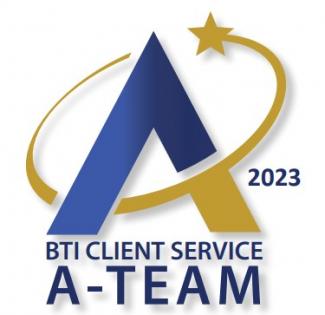 2023 BTI Client Service A-Team Logo