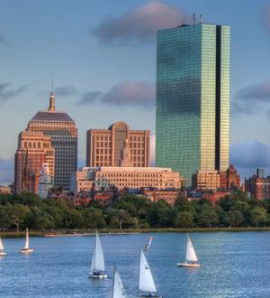 Pierce Atwood Boston, Massachusetts office page banner featuring the city's skyline