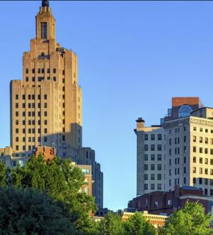 Pierce Atwood Providence, Rhode Island office page banner featuring the city's skyline