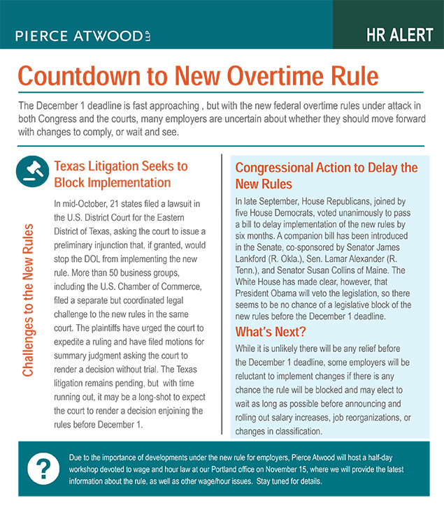 New Overtime Rules